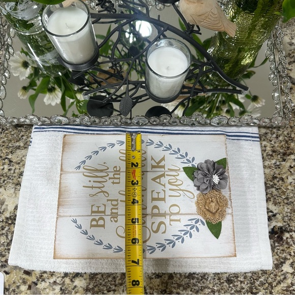 Inspirational Wooden Sign with Floral Accents Farmhouse decor natural outdoors - Picture 10 of 11